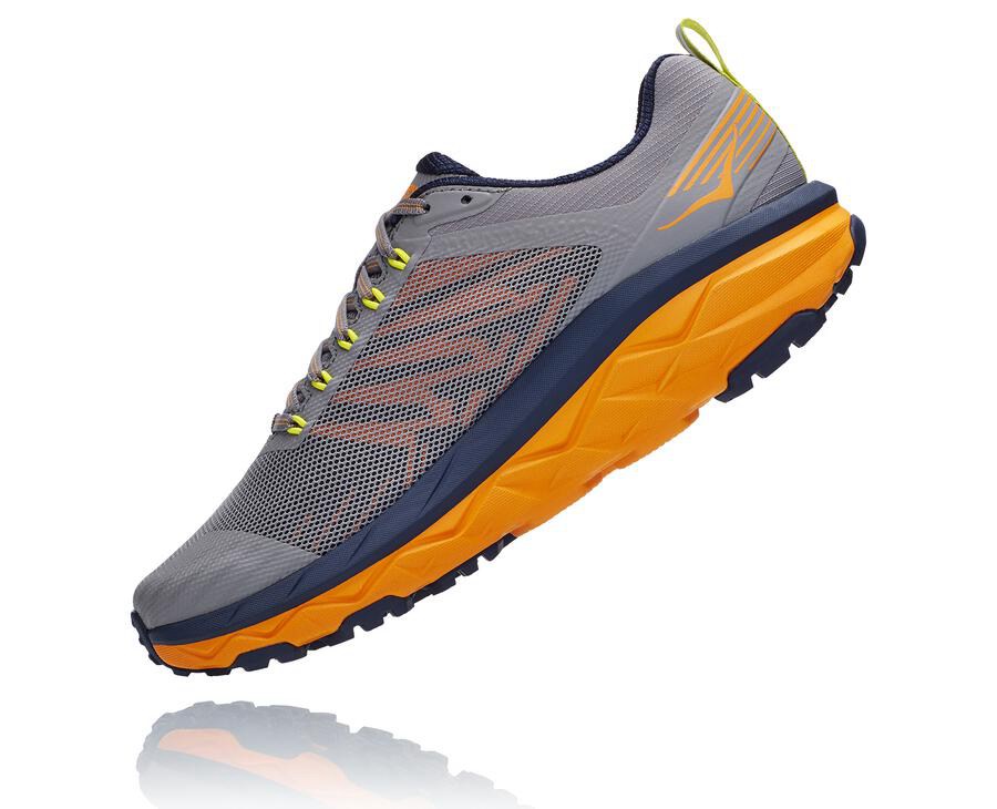 Tenis Trail Hoka One One Masculino Cinzentas - Challenger Atr 5 - 608-VMGJED